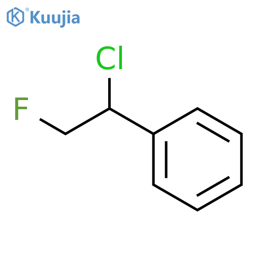 (1-chloro-2-fluoroethyl)benzene structure