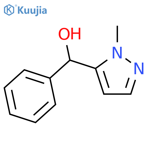 (1-methyl-1H-pyrazol-5-yl)(phenyl)methanol structure