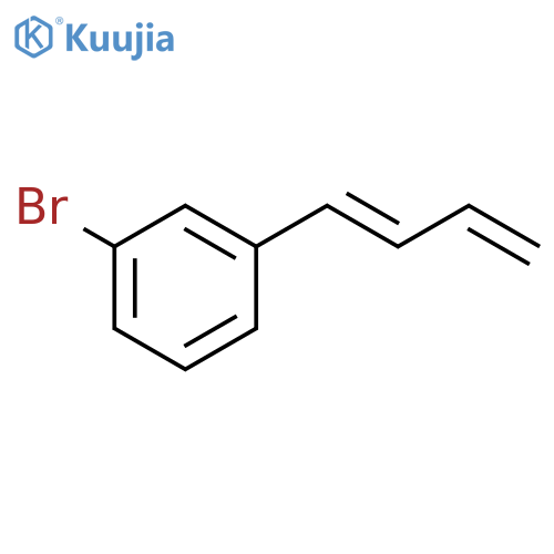Benzene, 1-bromo-3-(1,3-butadienyl)-, (E)- structure