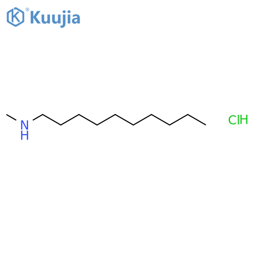 1-Decanamine,N-methyl-, hydrochloride (1:1) structure
