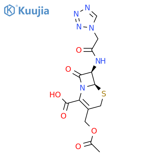 Cefazolin 3-Acetyloxy structure