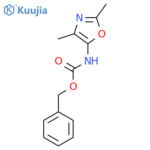 Carbamic acid, (2,4-dimethyl-5-oxazolyl)-, phenylmethyl ester structure