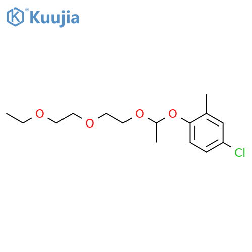 4-chloro-1-[1-[2-(2-ethoxyethoxy)ethoxy]ethoxy]-2-methylbenzene structure