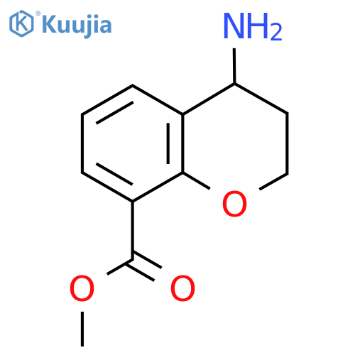 2H-1-Benzopyran-8-carboxylicacid,4-amino-3,4-dihydro-,methylester(9CI) structure
