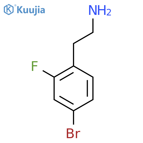4-Bromo-2-fluorobenzeneethanamine structure