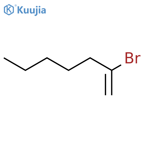 2-Bromo-1-heptene structure