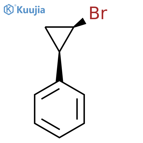 Benzene, [(1R,2R)-2-bromocyclopropyl]-, rel- structure