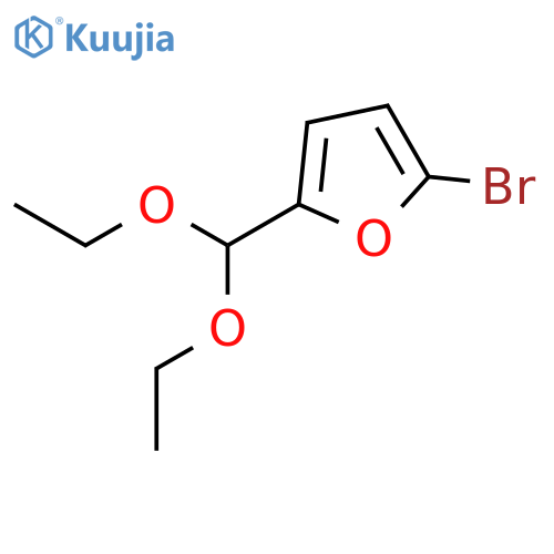 Furan, 2-bromo-5-(diethoxymethyl)- structure