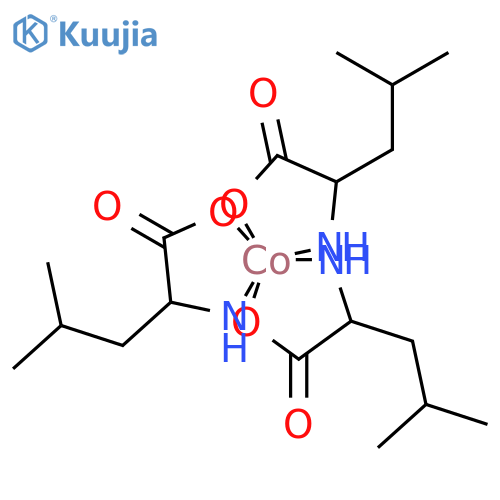 (1-carboxy-3-methylbutyl)azanide;cobalt(3+) structure