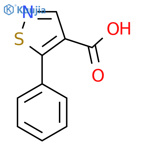 5-Phenyl-isothiazole-4-carboxylic acid structure
