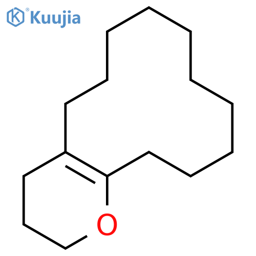 2H-Cyclododeca(b)pyran, 3,4,5,6,7,8,9,10,11,12,13,14-dodecahydro- structure