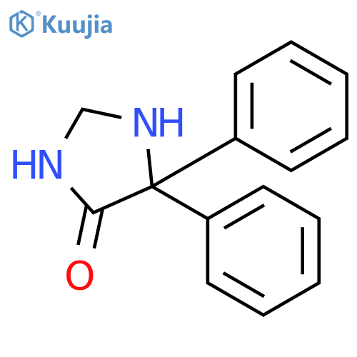 4-Imidazolidinone,5,5-diphenyl- structure