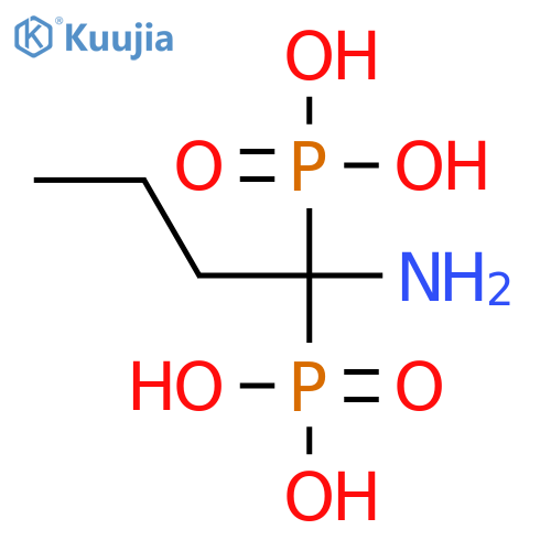 (1-amino-1-phosphonobutyl)phosphonic acid structure
