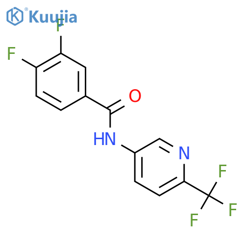 Benzamide, 3,4-difluoro-N-[6-(trifluoromethyl)-3-pyridinyl]- structure