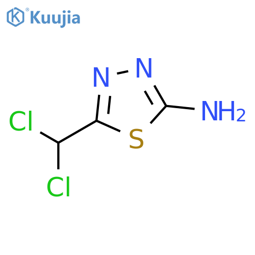 5-Dichloromethyl-1,3,4thiadiazol-2-ylamine structure