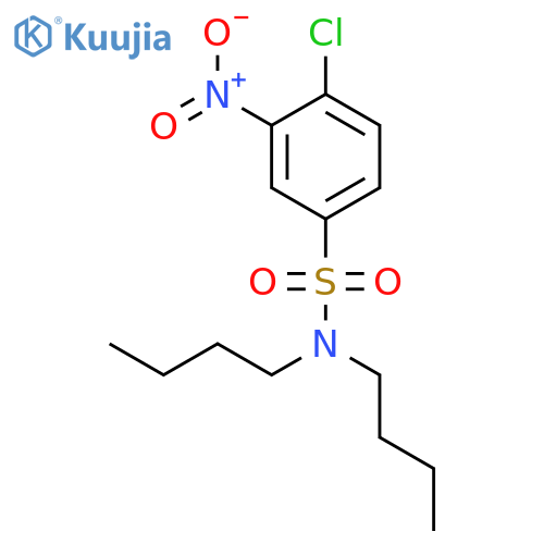 N,n-dibutyl-4-chloro-3-nitro-benzenesulfonamide structure
