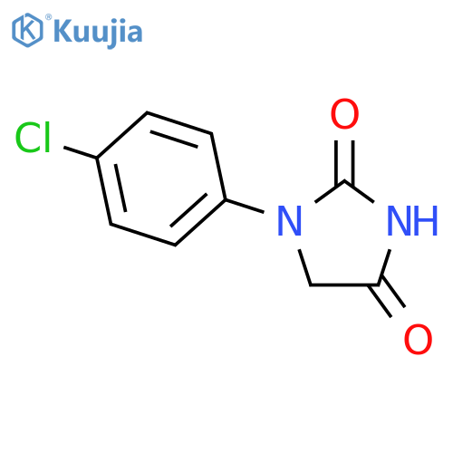 2,4-Imidazolidinedione,1-(4-chlorophenyl)- structure