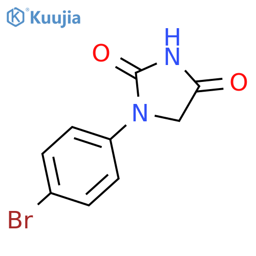 1-(4-bromophenyl)imidazolidine-2,4-dione structure