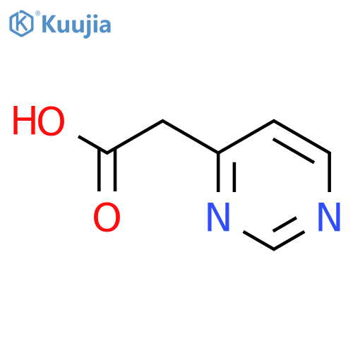2-pyrimidin-4-ylacetic acid structure