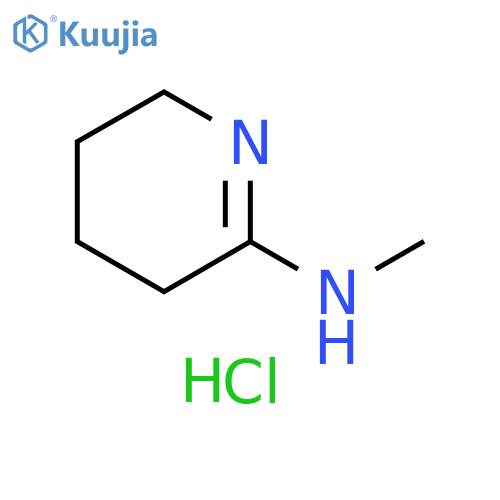 N-methyl-3,4,5,6-tetrahydropyridin-2-amine hydrochloride structure