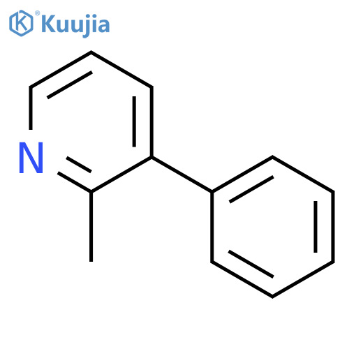 Pyridine,2-methyl-3-phenyl- structure