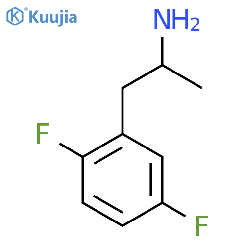 1-(2,5-Difluorophenyl)propan-2-amine structure