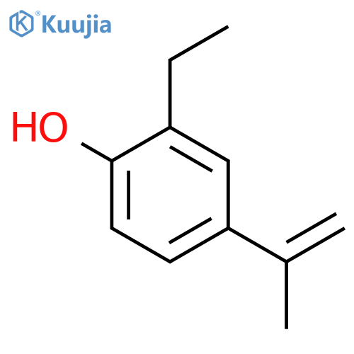 2-Ethyl-4-(prop-1-en-2-yl)phenol structure