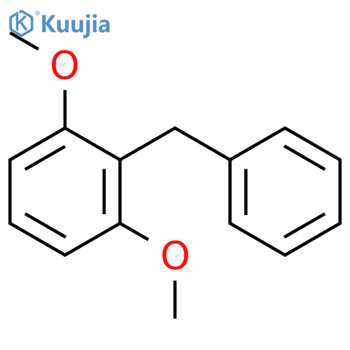 Benzene, 1,3-dimethoxy-2-(phenylmethyl)- structure