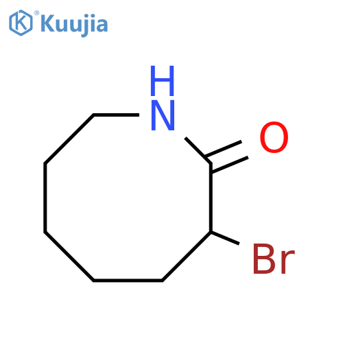 2(1H)-Azocinone, 3-bromohexahydro- structure
