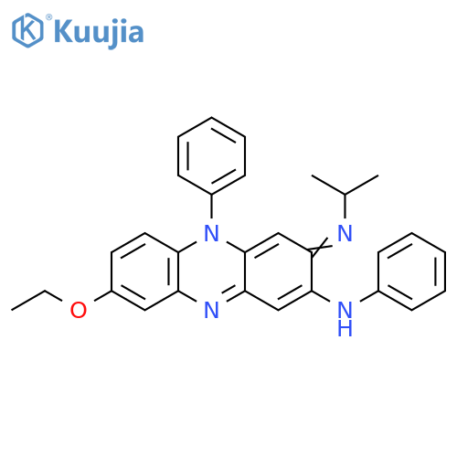 2-Phenazinamine,8-ethoxy-3,5-dihydro-3-[(1-methylethyl)imino]-N,5-diphenyl- structure