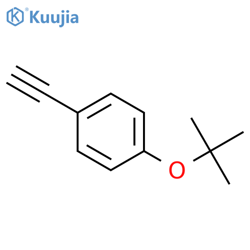 1-(tert-butoxy)-4-ethynylbenzene structure