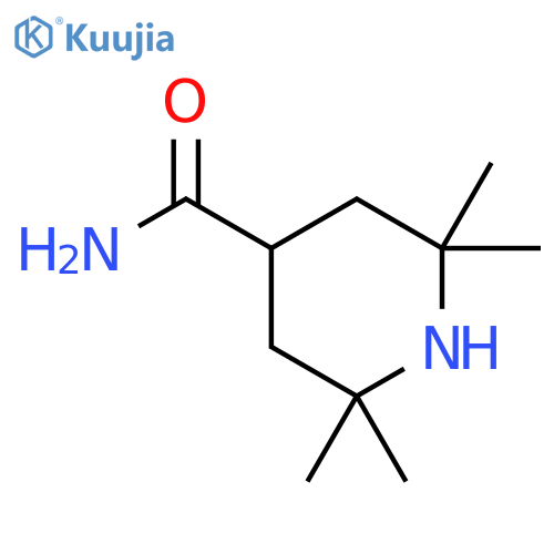 2,2,6,6-tetramethylpiperidine-4-carboxamide structure