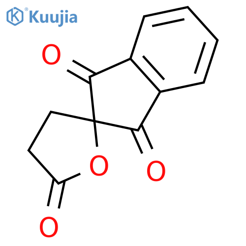 Spiro[furan-2(5H),2'-[2H]indene]-1',3',5-trione, 3,4-dihydro- structure
