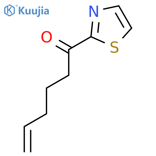 5-Hexen-1-one, 1-(2-thiazolyl)- structure