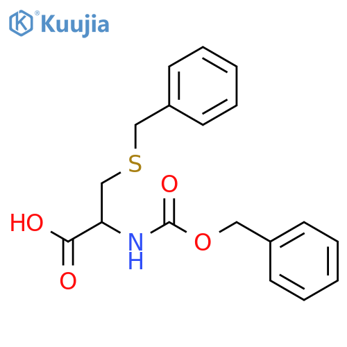 Z-Cys(Bzl)-OH structure