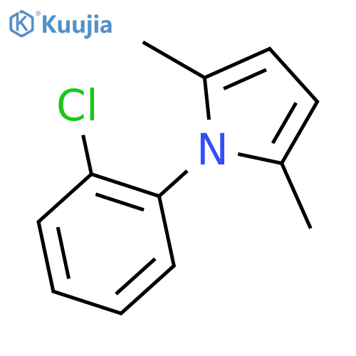 1H-Pyrrole, 1-(2-chlorophenyl)-2,5-dimethyl- structure