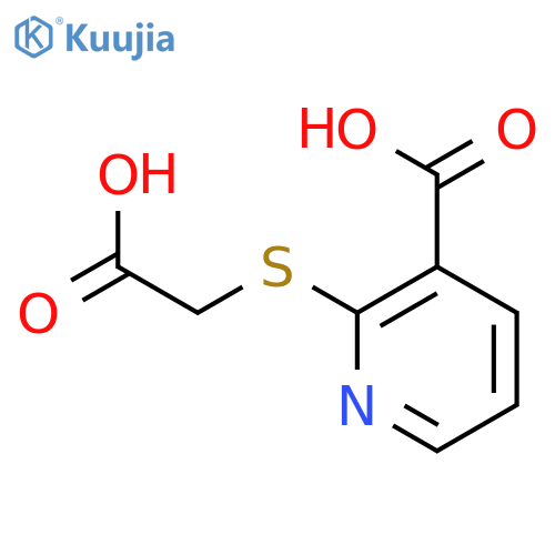 2-(carboxymethyl)sulfanylnicotinic Acid structure