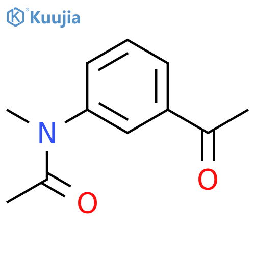 N-(3-Acetylphenyl)-N-methylacetamide structure