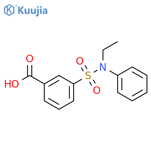 3-Ethyl(phenyl)sulfamoylbenzoic Acid structure