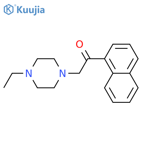 1-(4-ethylpiperazin-1-yl)-2-(naphthalen-1-yl)ethan-1-one structure