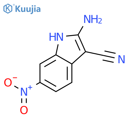 2-amino-6-nitro-1H-Indole-3-carbonitrile structure
