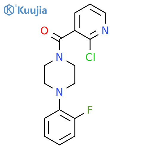 1-(2-Chloropyridine-3-carbonyl)-4-(2-fluorophenyl)piperazine structure
