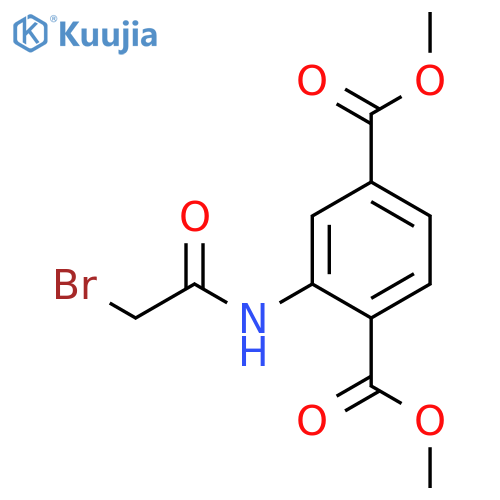 Dimethyl 2-(bromoacetyl)aminoterephthalate structure