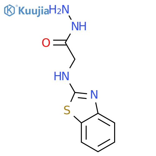 2-(1,3-benzothiazol-2-yl)aminoacetohydrazide structure