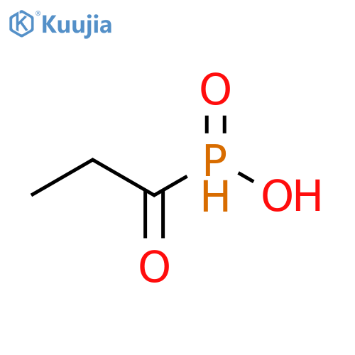 Phosphinic acid, (1-oxopropyl)- structure
