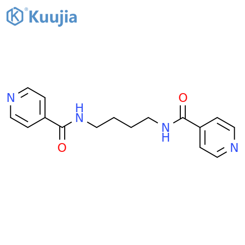 4-Pyridinecarboxamide, N,N'-1,4-butanediylbis- structure