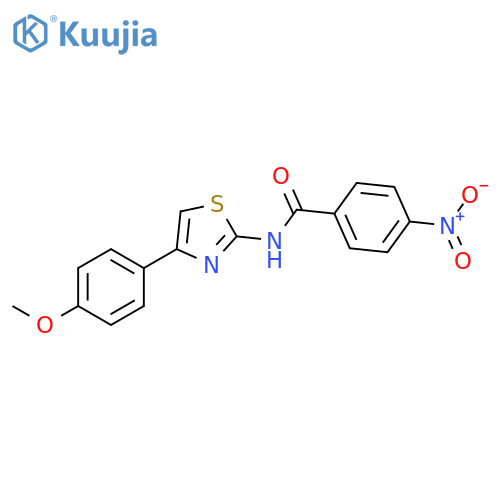 N-4-(4-methoxyphenyl)-1,3-thiazol-2-yl-4-nitrobenzamide structure