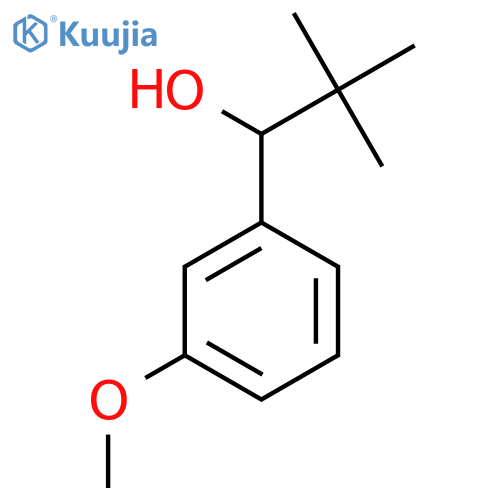 1-(3-Methoxyphenyl)-2,2-dimethylpropan-1-ol structure
