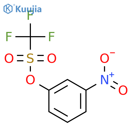 Methanesulfonic acid, trifluoro-, 3-nitrophenyl ester structure
