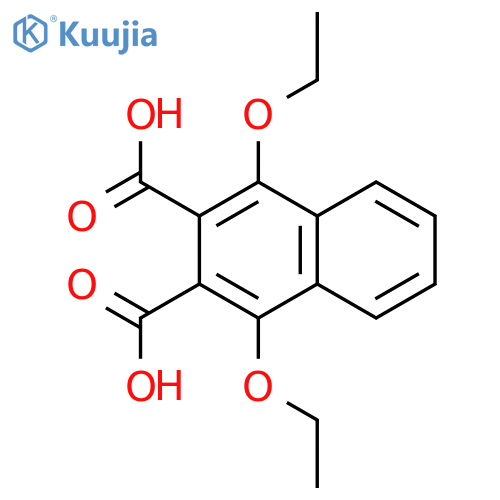 1,4-diethoxynaphthalene-2,3-dicarboxylic acid structure